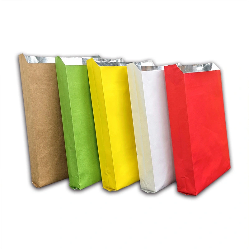 Customized Aluminum Foil Lined Paper Bag Doner Kebab Bag