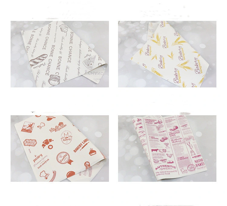 Custom Fast Food Wrapping Packaging Deli Hamburger Wrapper Burger Wrap Greaseproof Sandwich Paper